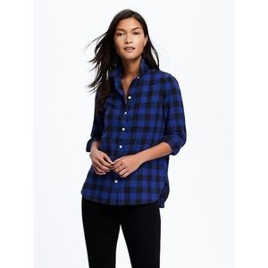 Old Navy Boyfriend Flannel SZ Medium